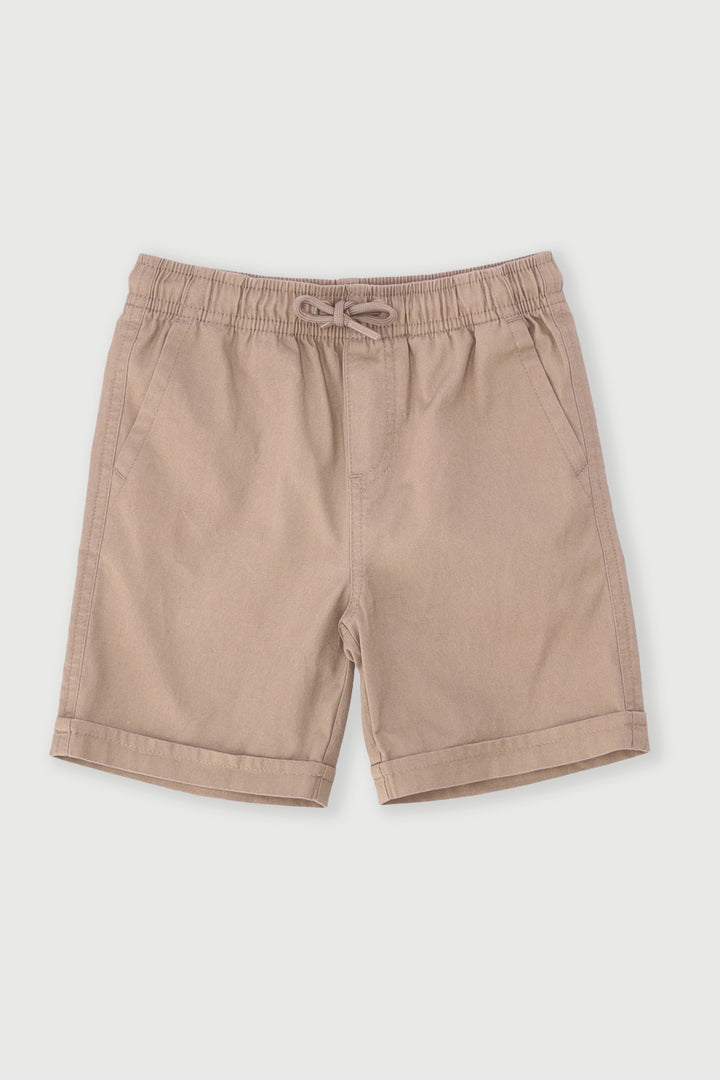 Pre-Boys Core Canvas Shorts - Khaki