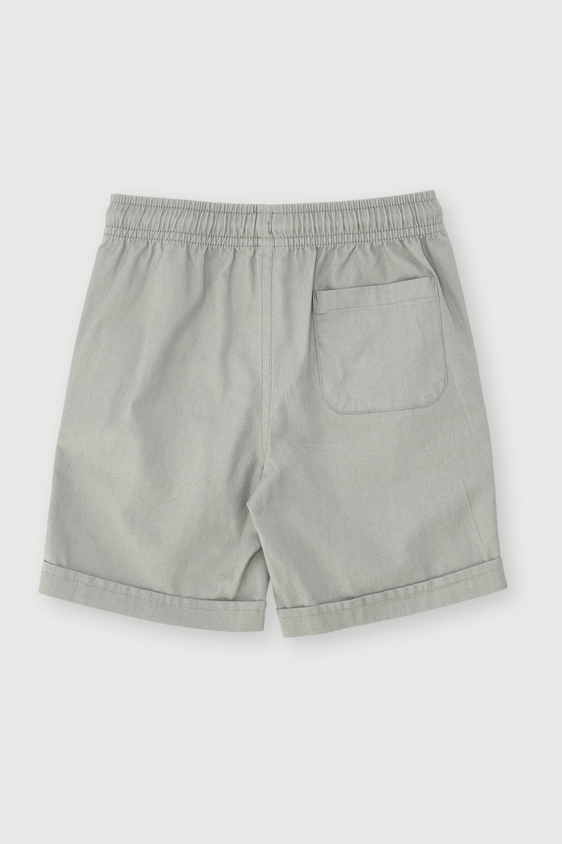 Pre-Boys Core Canvas Shorts - Sage