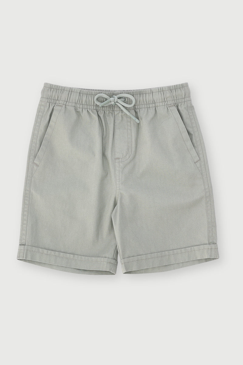 Pre-Boys Core Canvas Shorts - Sage