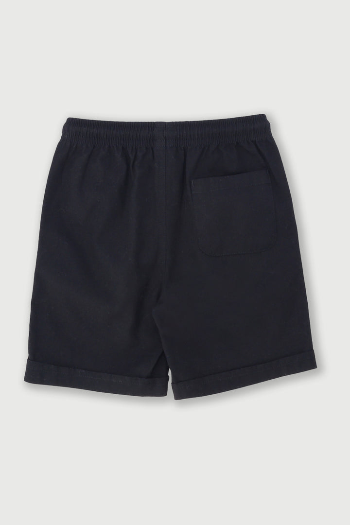 Pre-Boys Core Canvas Shorts - Black