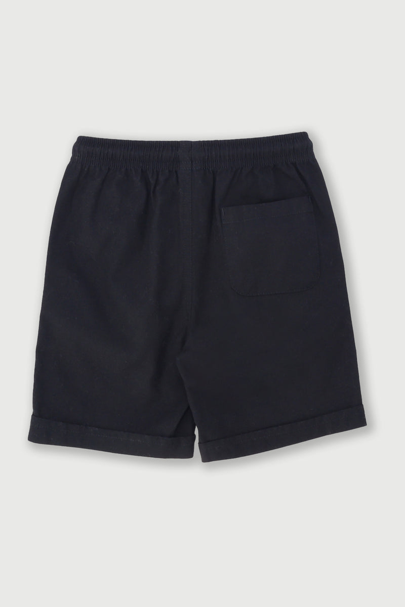 Pre-Boys Core Canvas Shorts - Black