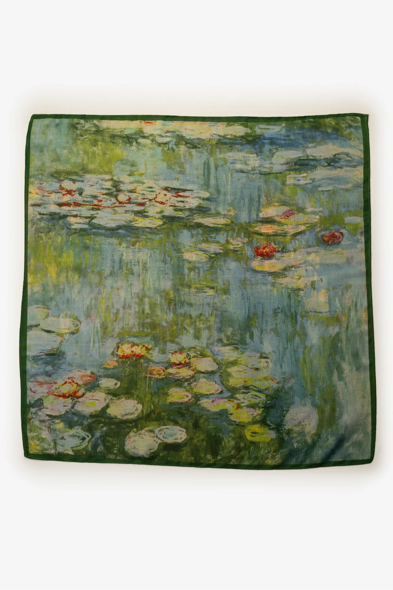 Monet Water Lillies Scarf - Multi