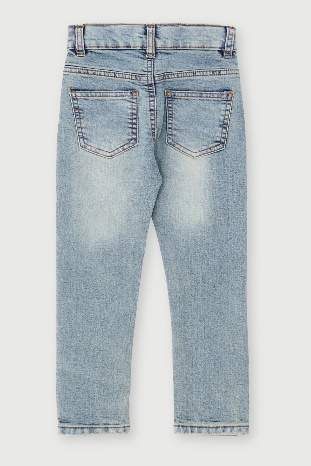 Pre-Boys Tea Wash Skinny Denim - Bleach