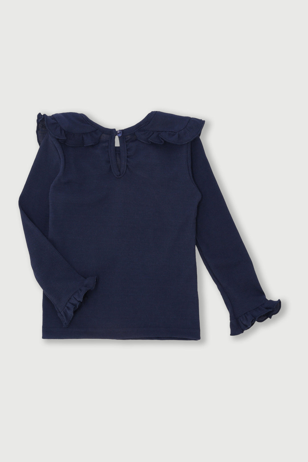 Pre-Girls Peter Pan Long Sleeve Tee  - Navy