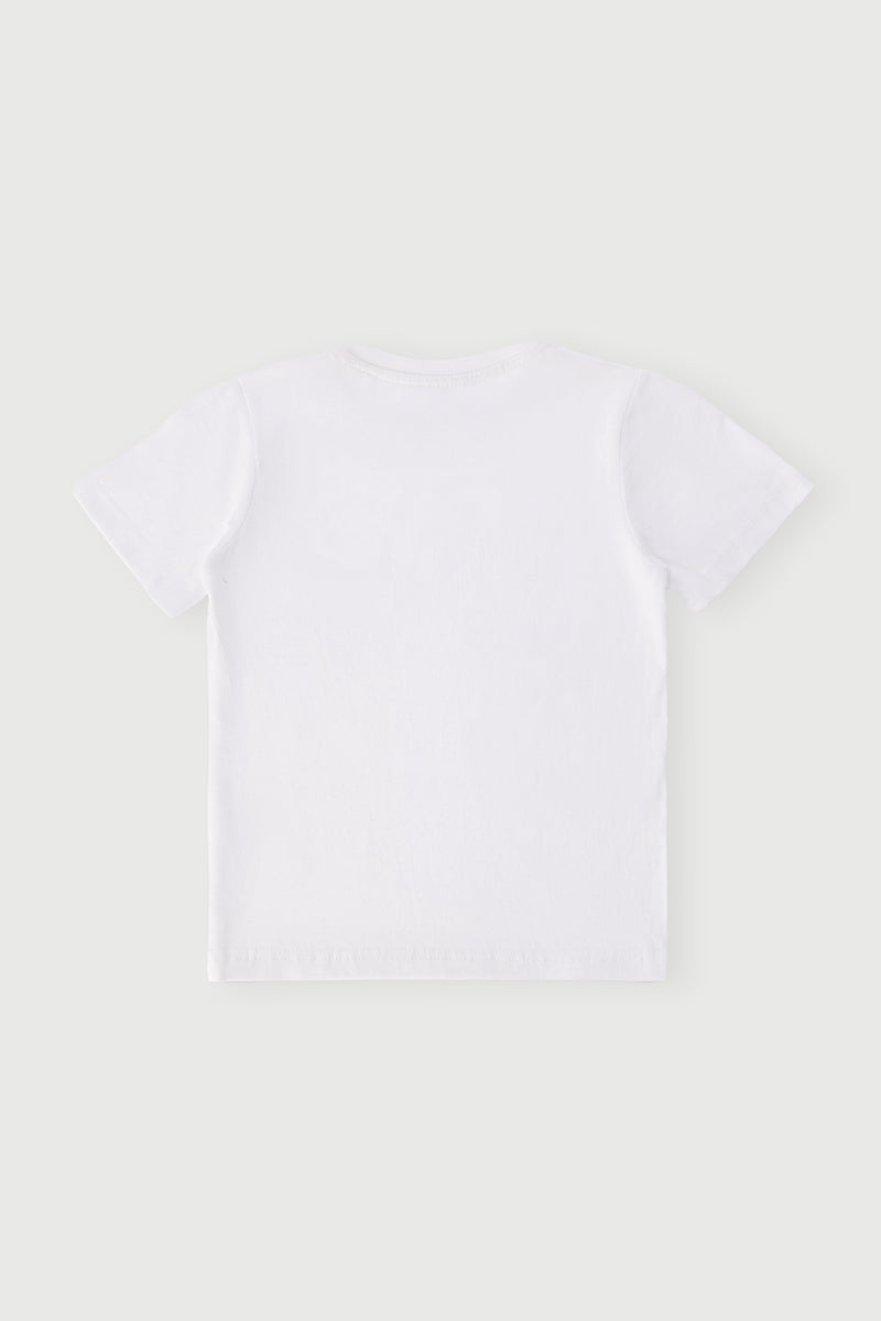 Pre-Boys Short Sleeve Ny Tee - White