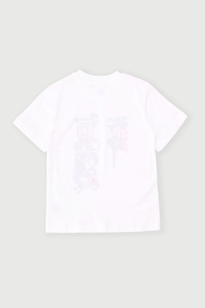 Pre-Boys Sports No. Tee - Ecru