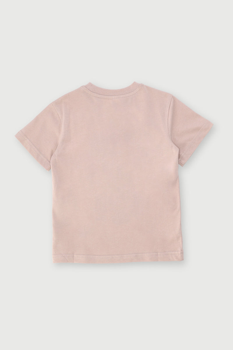 Pre-Boys Short Sleeve Car Tee - Stone