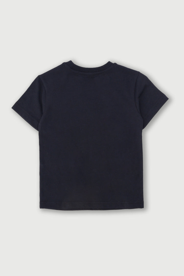 Pre-Boys Short Sleeve Basketball Tee - Black