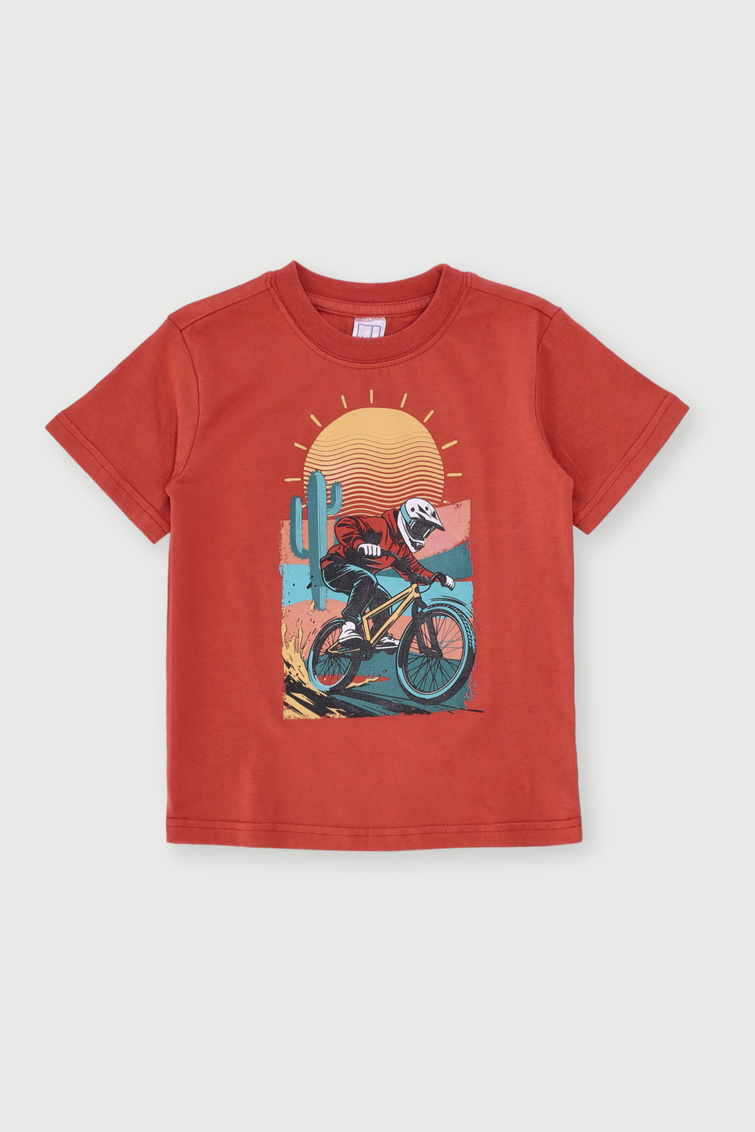 Pre-Boys Bmx Tee - Terracotta