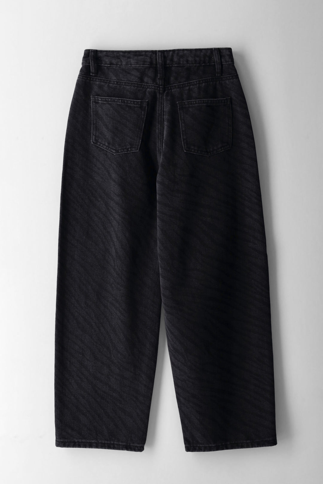 Girls Zebra Balloon Denim - Black