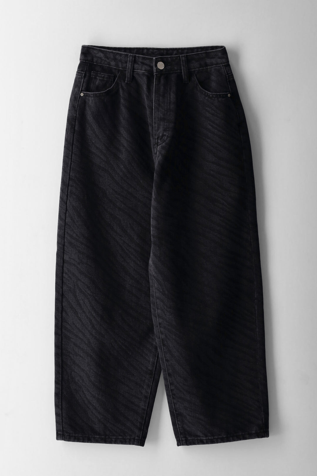Girls Zebra Balloon Denim - Black