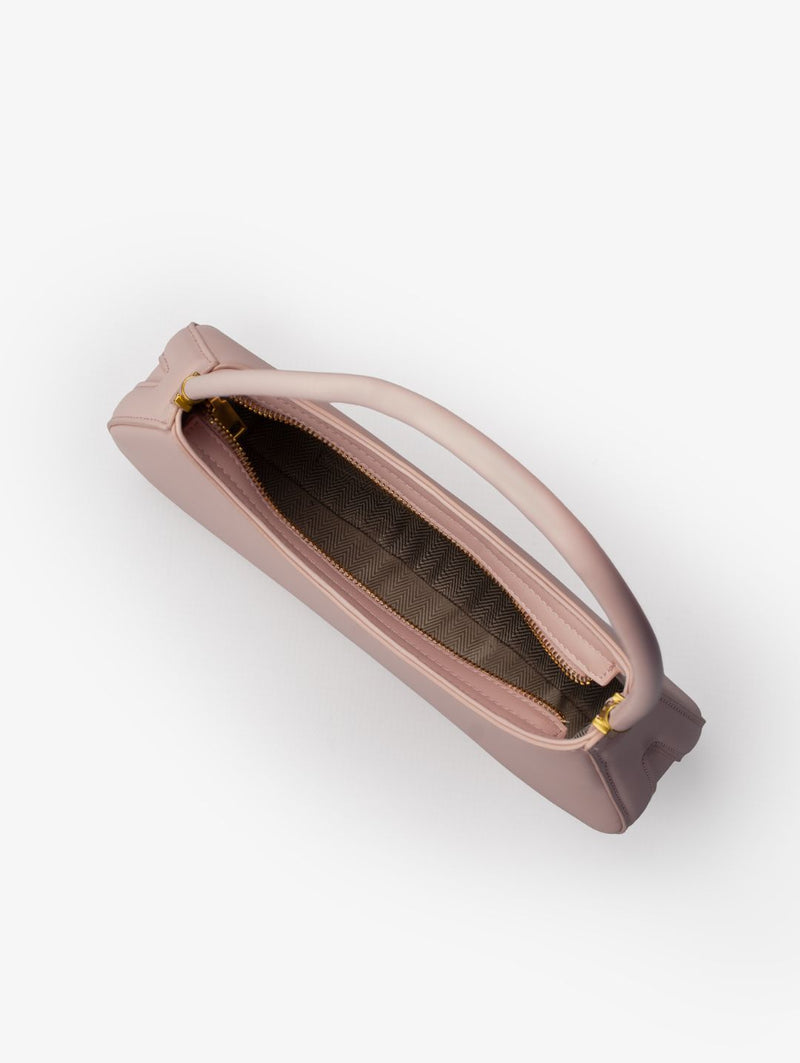The Gia Small Asymmetric Shoulder Bag - Pink