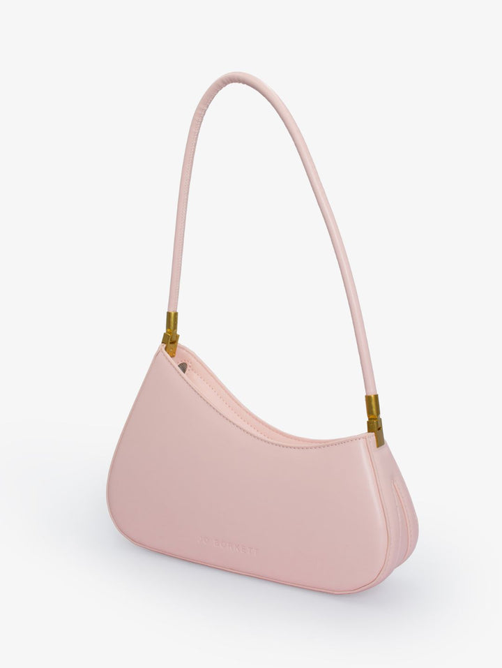 The Gia Small Asymmetric Shoulder Bag - Pink