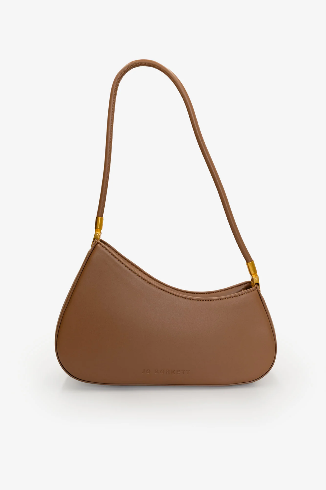 The Gia Small Asymmetric Shoulder Bag - Tan