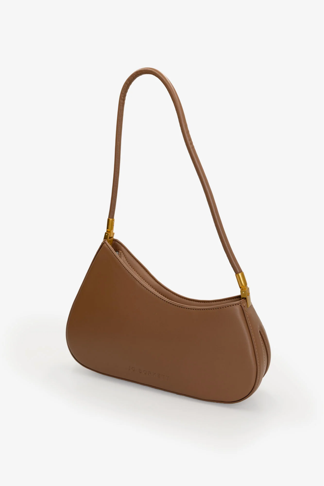The Gia Small Asymmetric Shoulder Bag - Tan