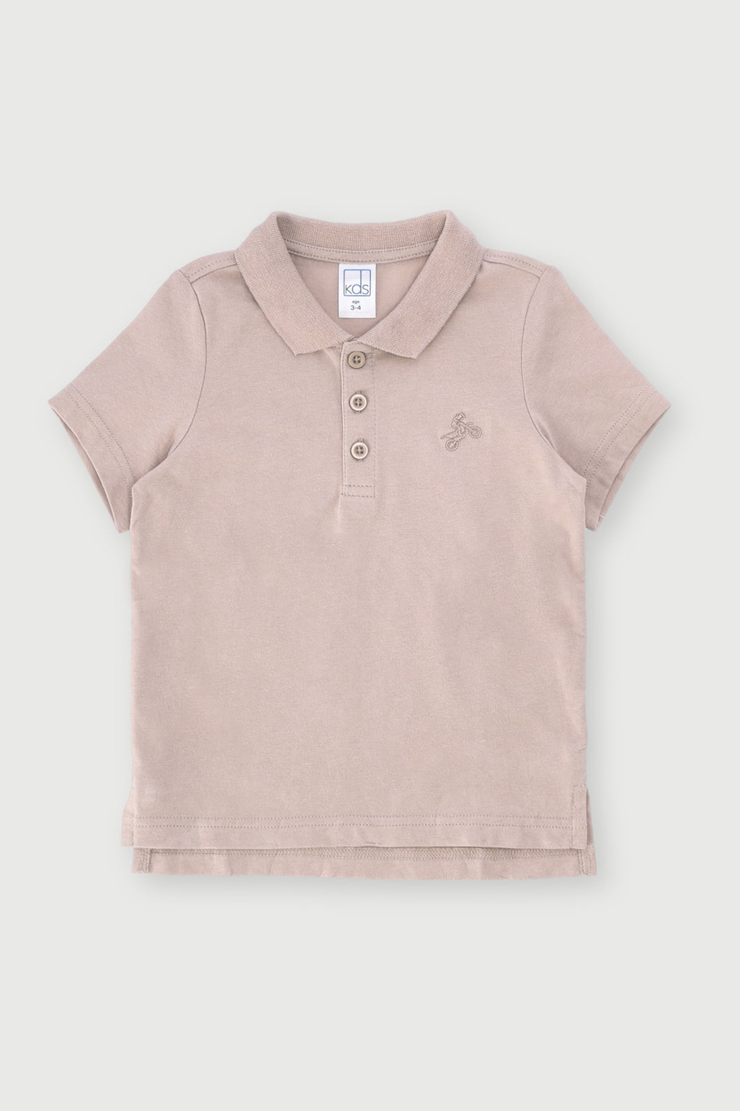 Pre-Boys Short Sleeve Core Golfer - Khaki