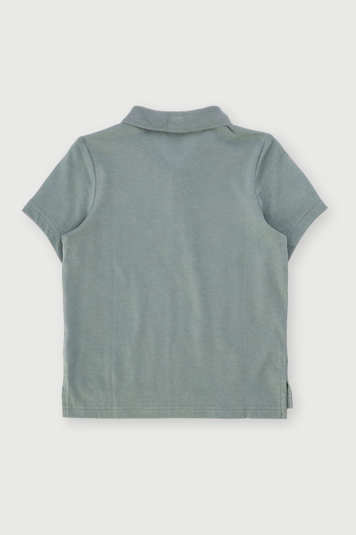 Pre-Boys Short Sleeve Core Golfer - Green