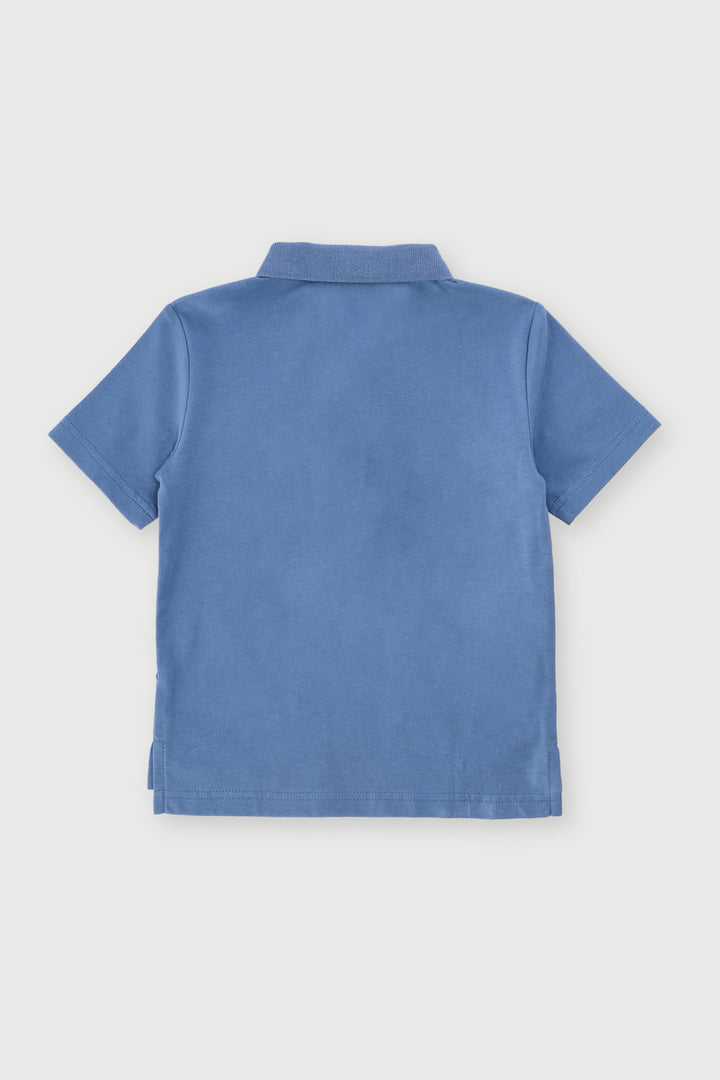 Pre-Boys Short Sleeve Core Golfer - Blue