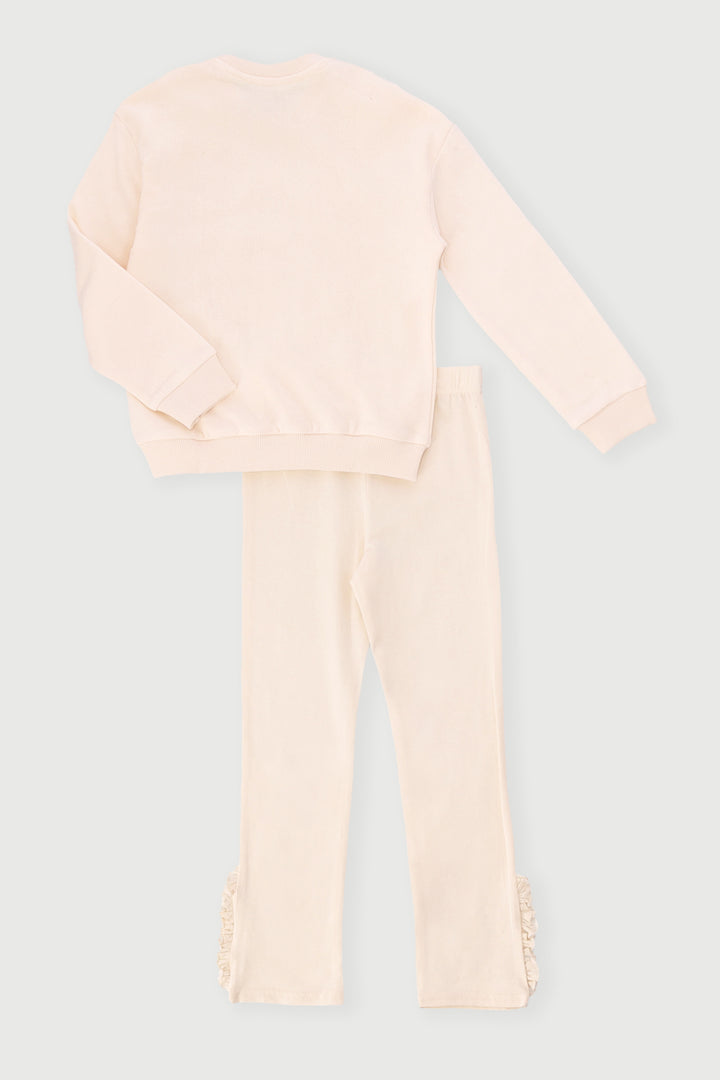 Pre-Girls Butterfly Set - Cream