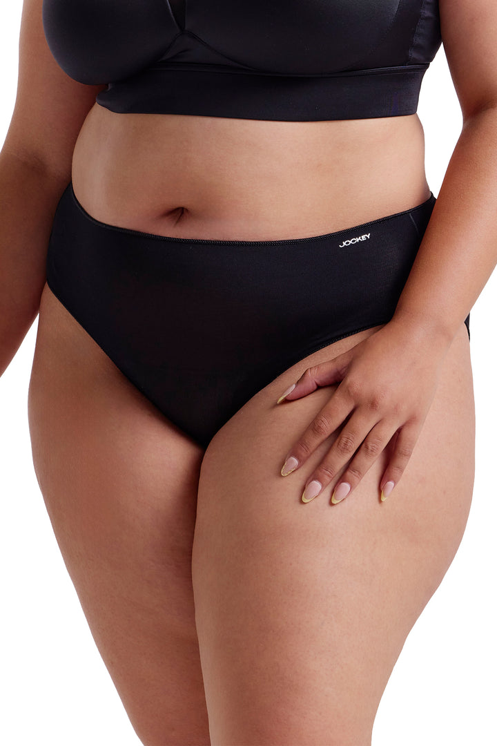 3 Pack Classic Plain Brief Panties - Aqua/Teal/Bronze