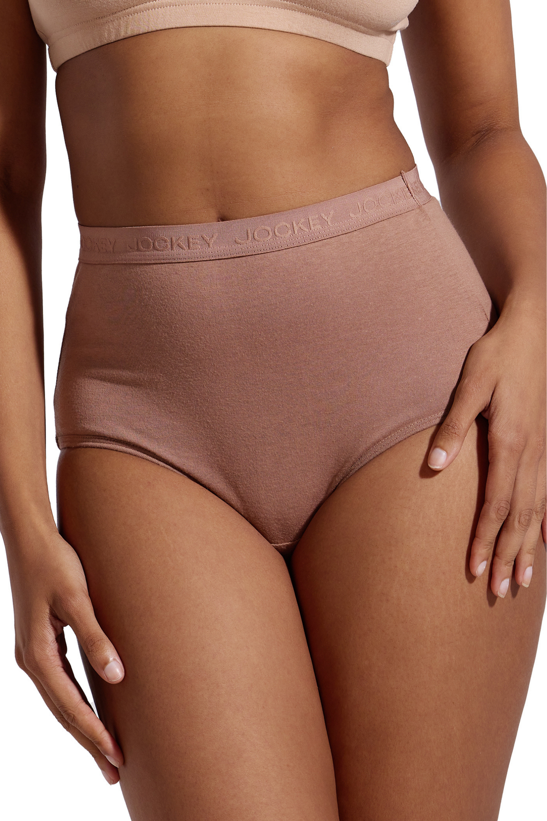 5 Pack Classic Cotton Brief Panties - Blue