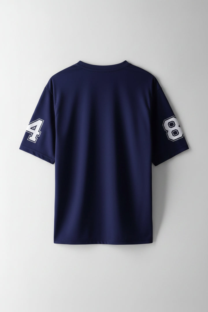 Girls Number Sports Jersey - Navy