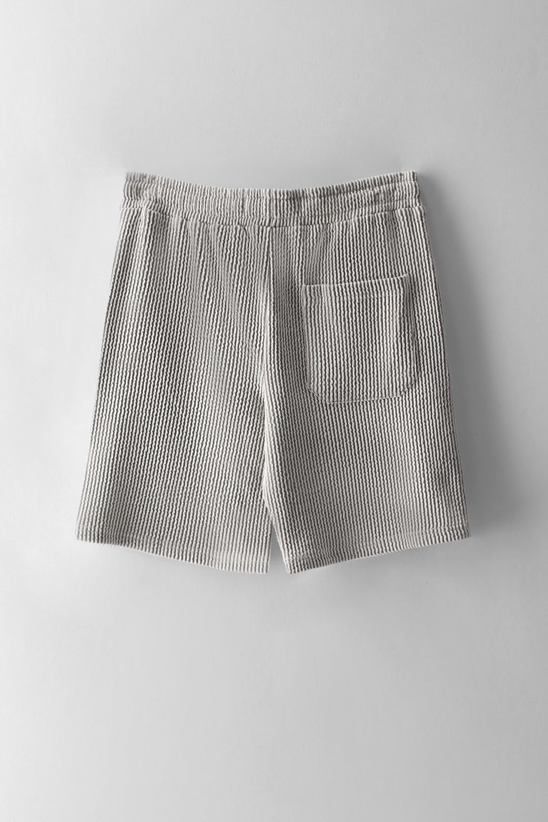 Boys Stripe Seersucker Shorts - Multi/Sage