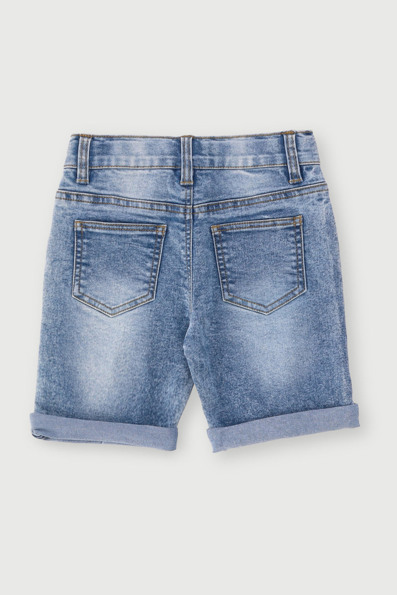 Pre-Boys Denim Short - Bleach