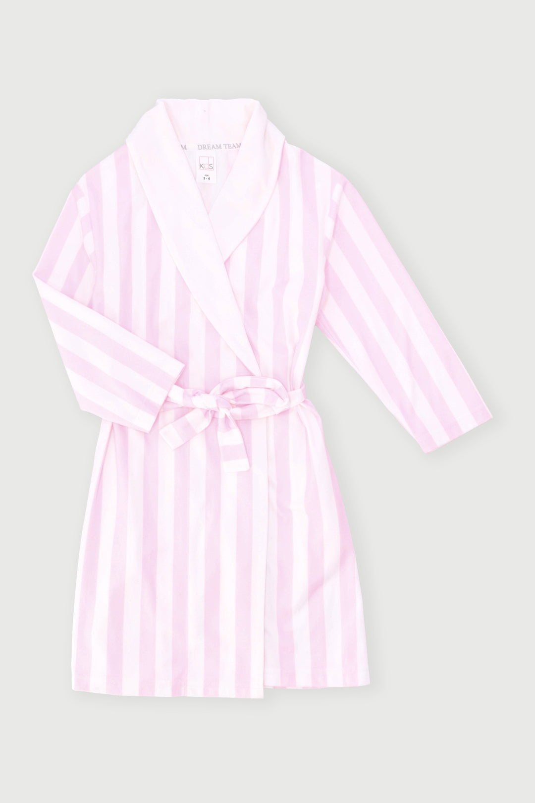 Pre-Girls Stripe Flannel Gown - Pink