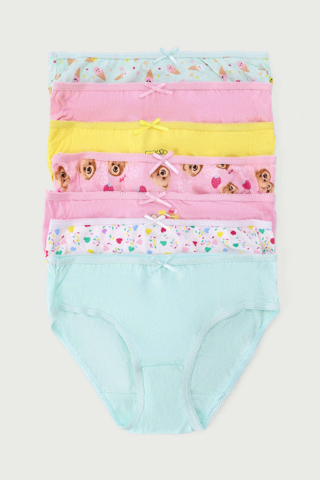 Pre-Girls 7 Pack Fantastic Ice Cream Panties - Multi