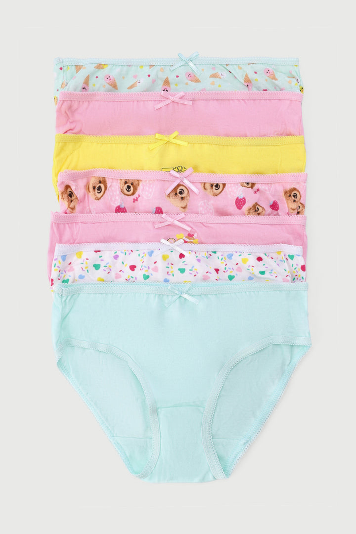 Pre-Girls 7 Pack Fantastic Ice Cream Panties - Multi