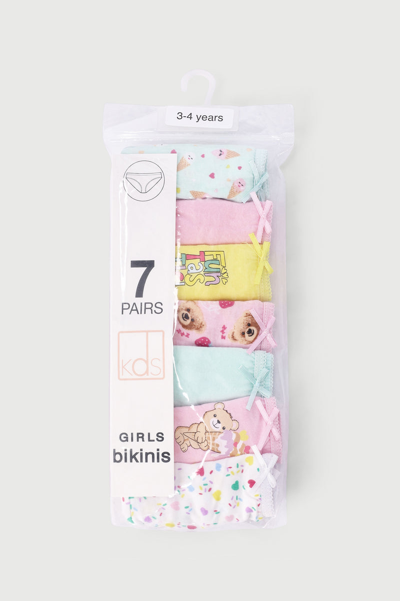 Pre-Girls 7 Pack Fantastic Ice Cream Panties - Multi