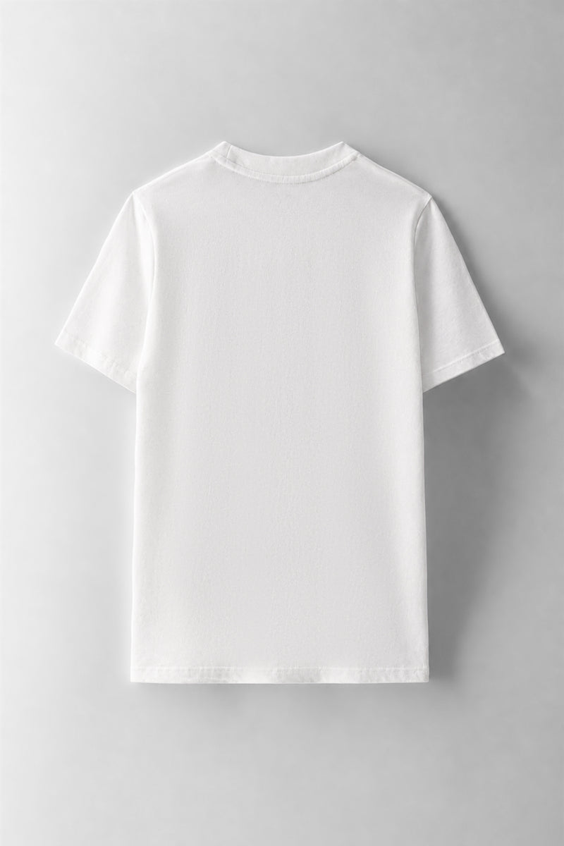 Boys Graphic Relaxed Brand Tee - White