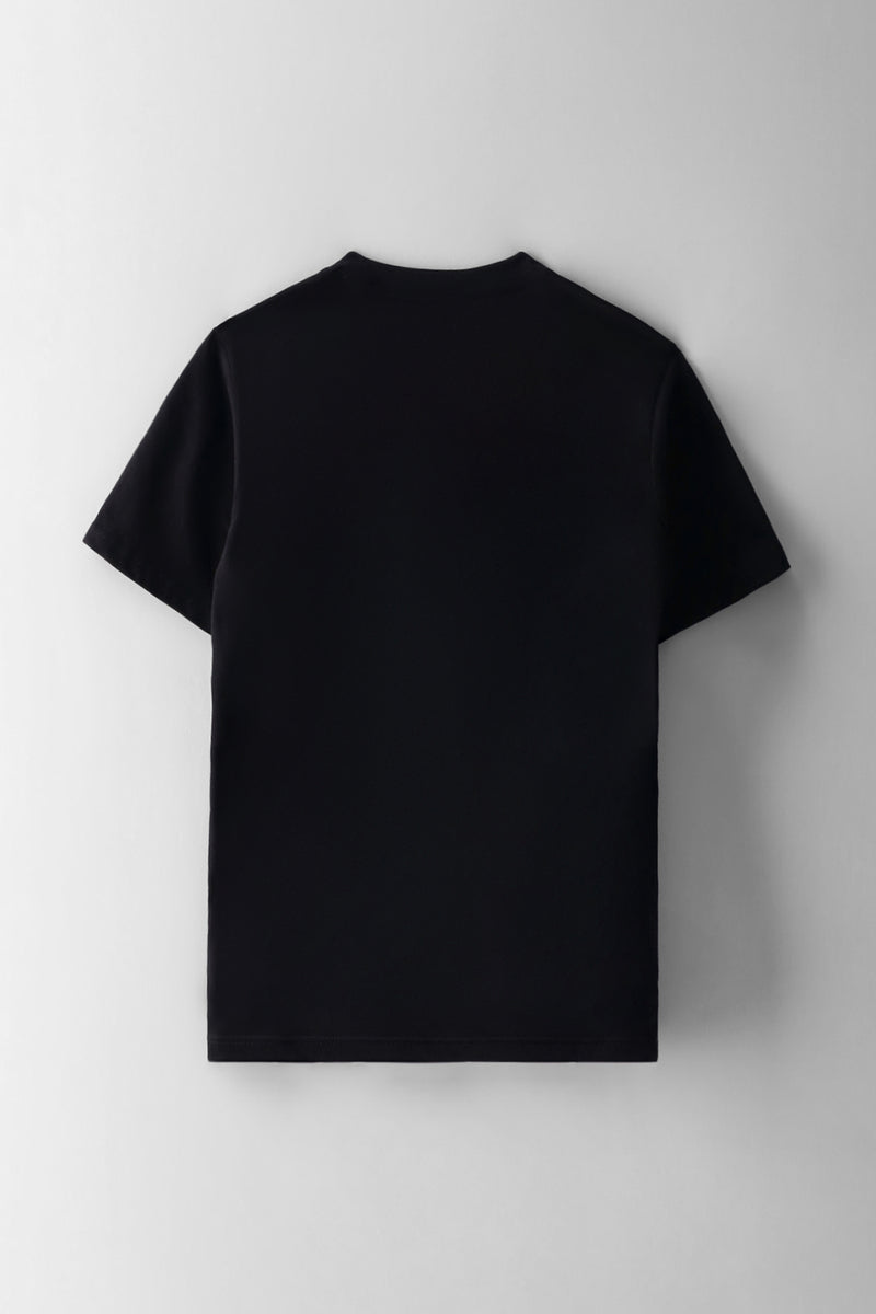 Boys Essential Cat Logo Tee - Black