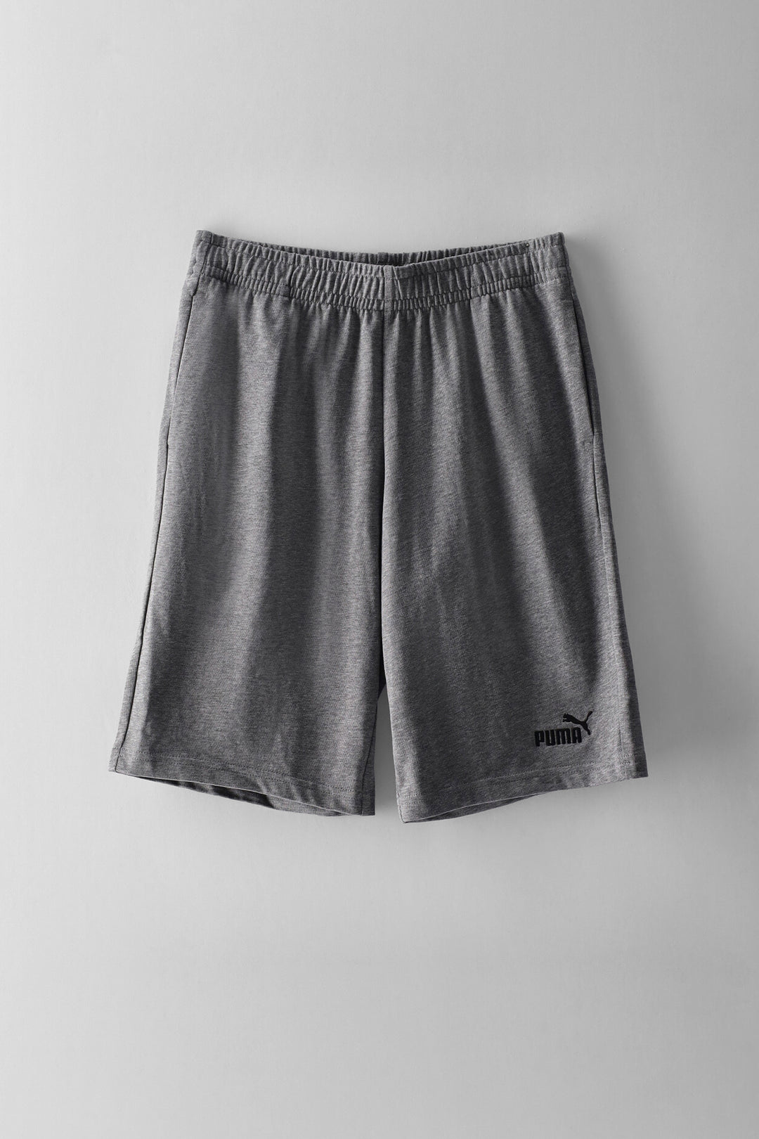 Boys Essential No. 1 Logo Jersey Shorts - Grey Melange