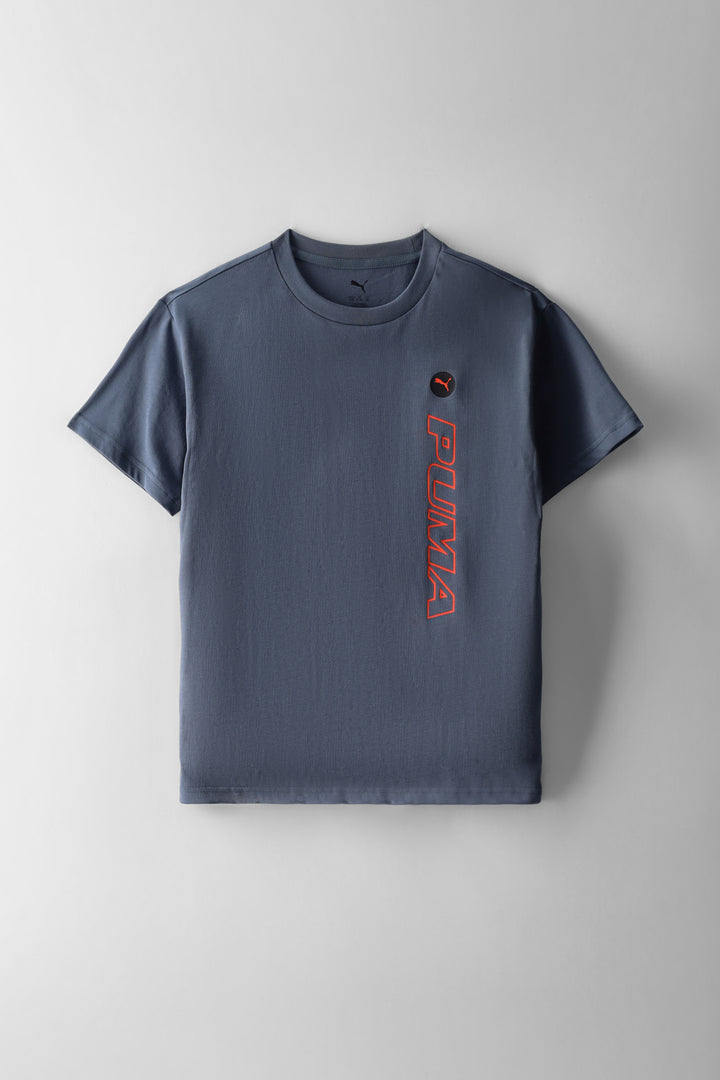 Boys Street Relaxed Graphic Tee - Blue