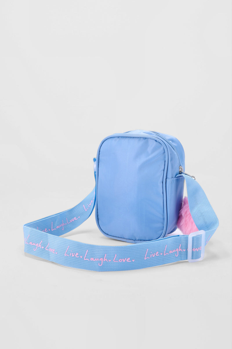 Girls Blue Nylon Sling - Blue