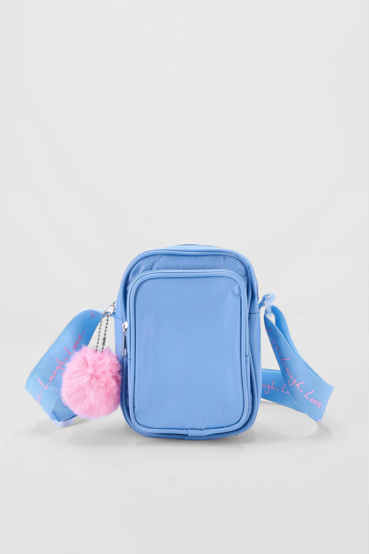 Girls Blue Nylon Sling - Blue