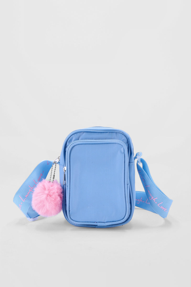 Girls Blue Nylon Sling - Blue