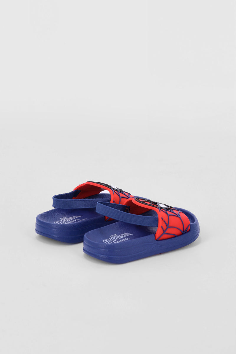 Pre-Boys Spiderman Pool Slide - Navy