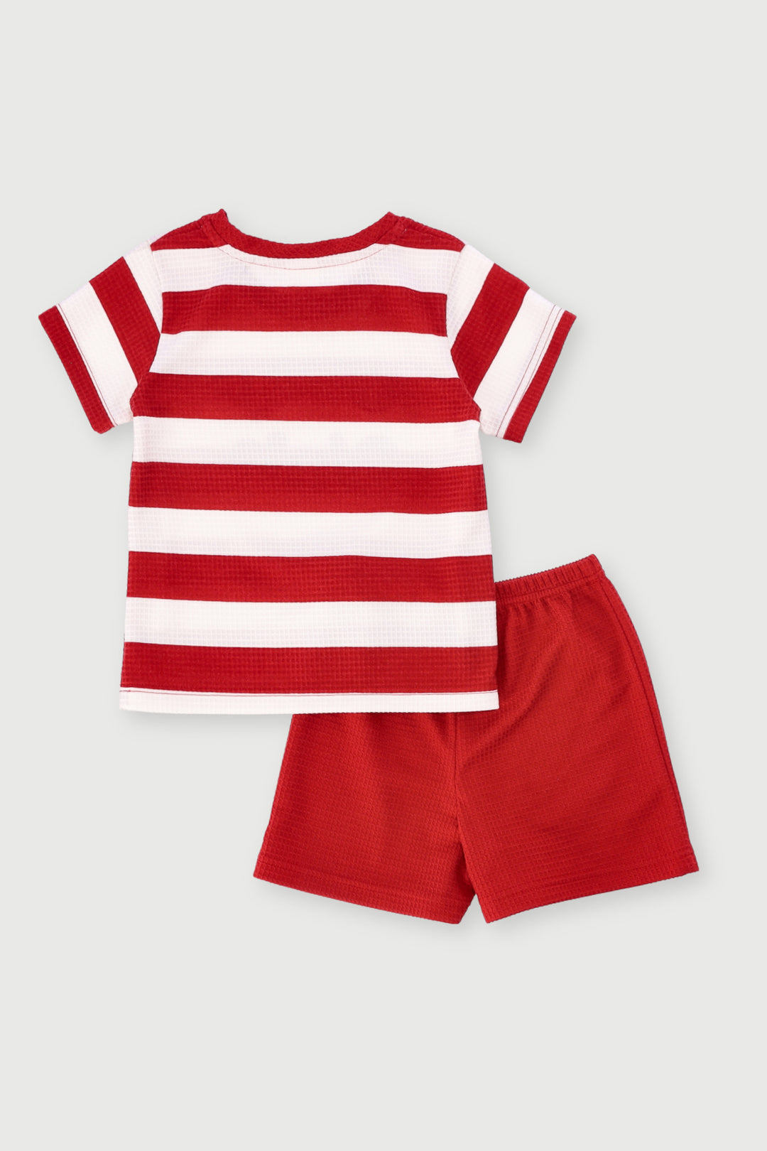 Pre-Boys Waffle Stripe Short Sleep Set - Multi