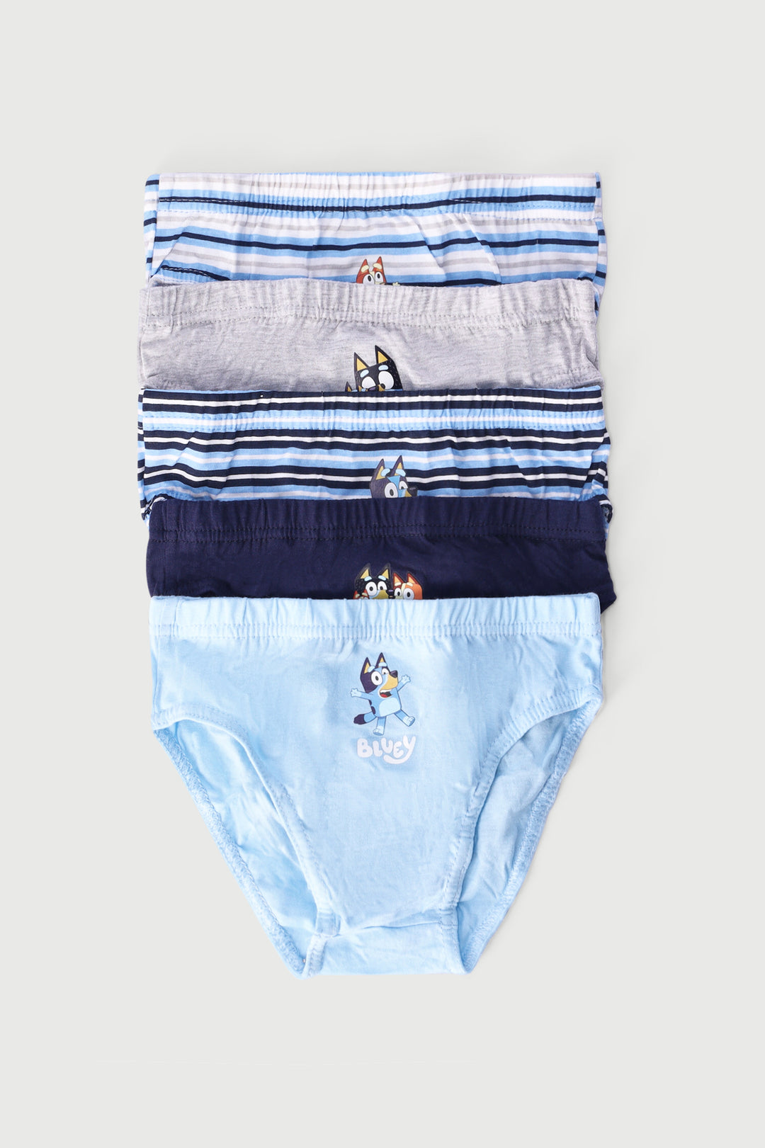 Pre-Boys 5 Pack Bluey Briefs - Blue