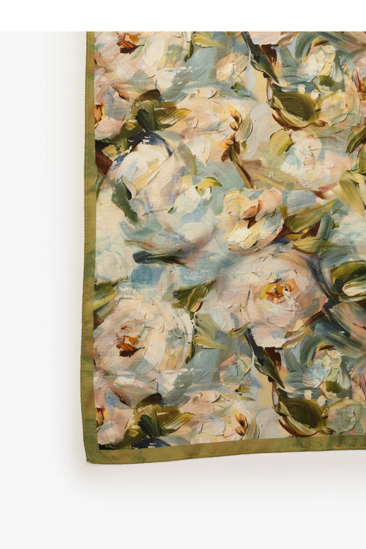Botanical Brush Strokes Neckerchief - Multi