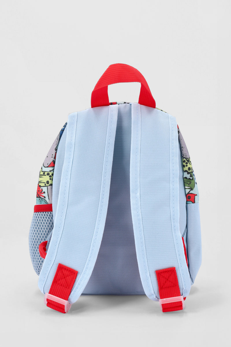 Pre-Boys Wildlife Print Backpack - Multi