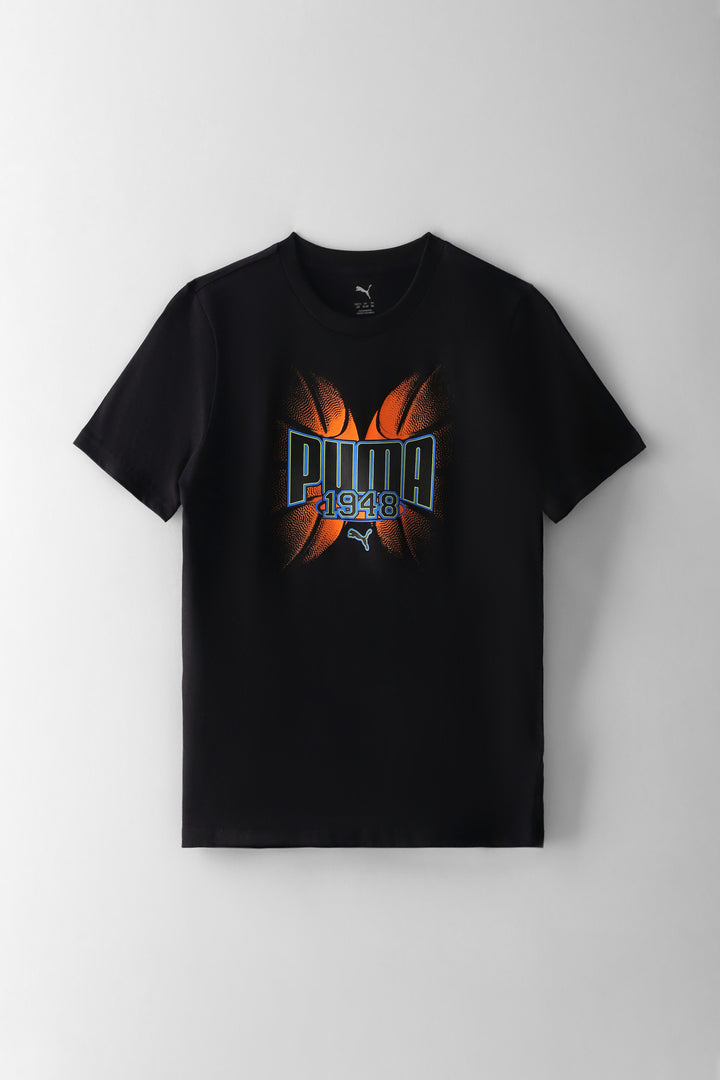 Boys Basketball 1948 Tee - Black