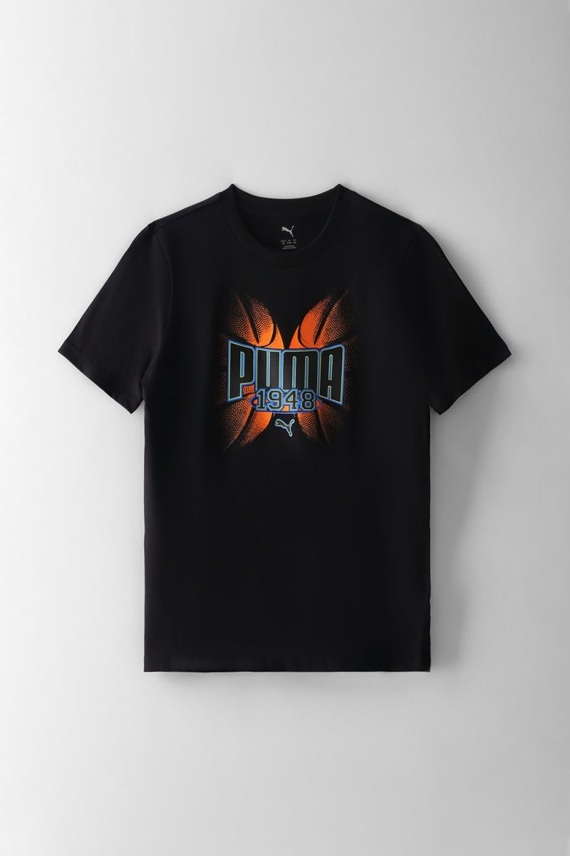 Boys Basketball 1948 Tee - Black