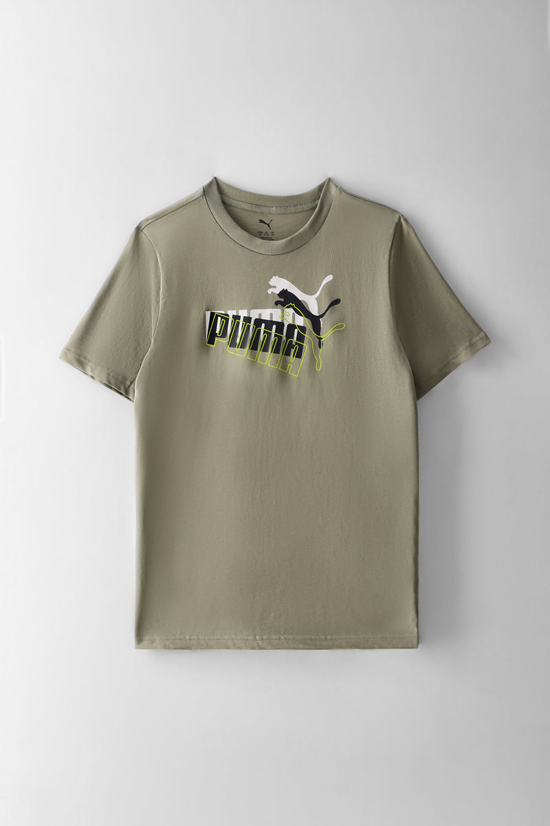Boys Pivot Logo Tee - Green