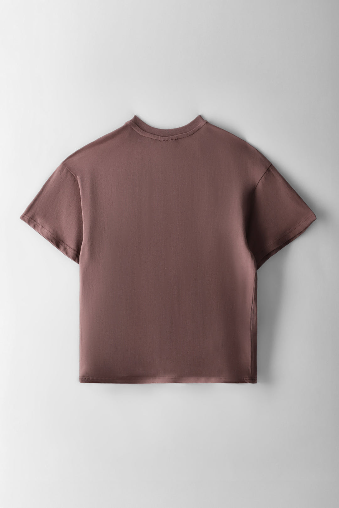 Girls Taupe Cupcake Print Basic Tee - Taupe