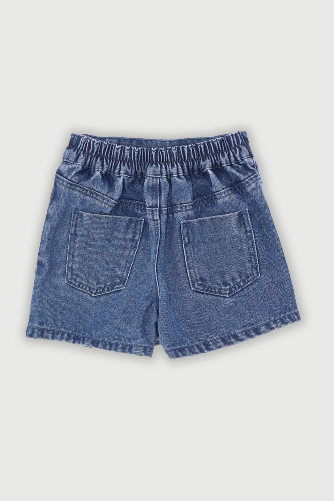 Pre-Girls Denim Pleat Skort - Dark Blue