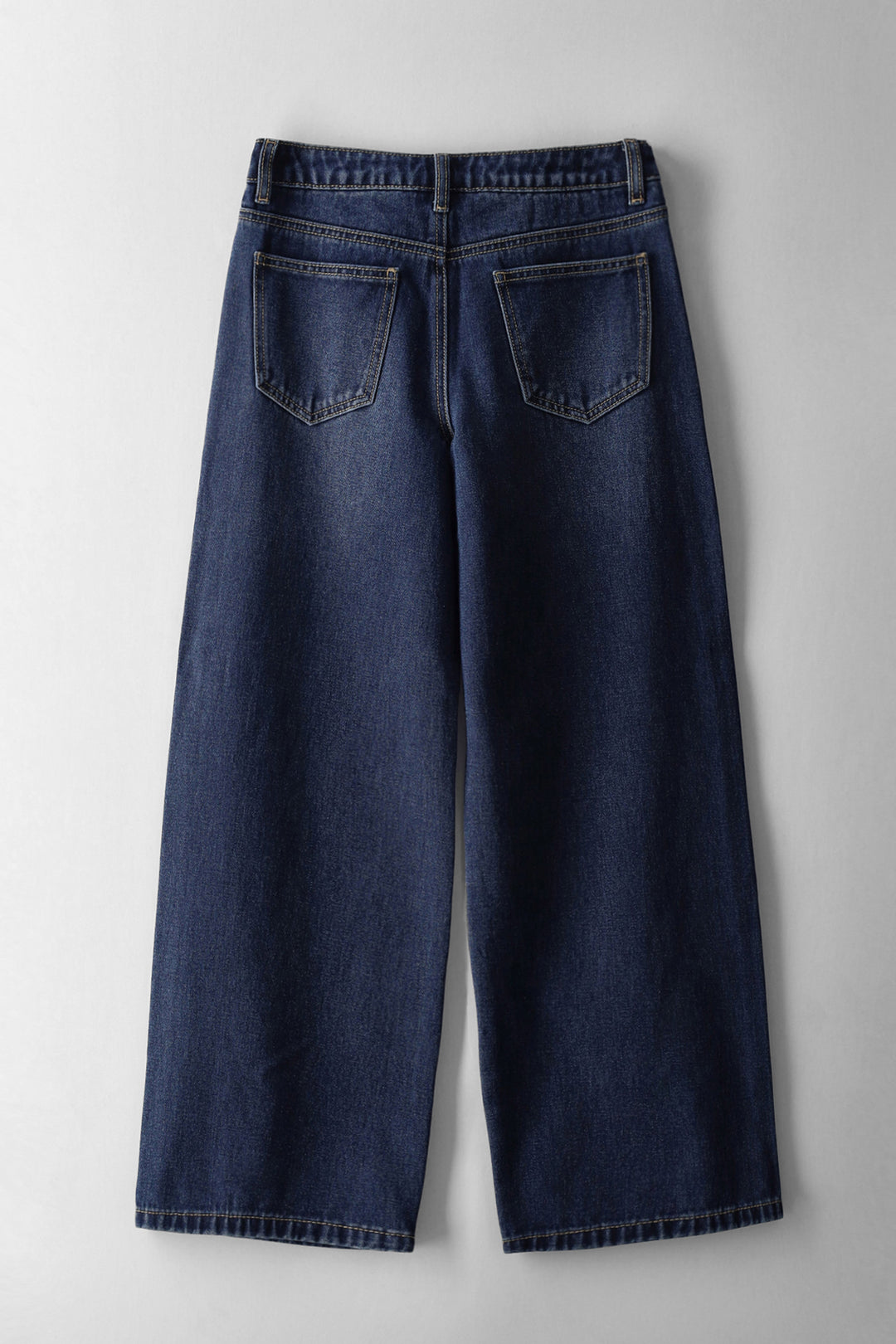 Girls Detailed Side Stud Denim Jean - Blue